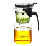 KAMJOVE Elegant Cup Bubble Teapot Office Flower Teapot Heat-resistant Glass Tea Set, K-200 400ML, K-201 500ML, K-202 750ML, K-203 600ML, K-204 600ML, K-205 900ML