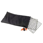 Outdoor-Camping-Topfgestell, quadratisch, aus 304er Edelstahl, Grillgitter, einfacher Holzfeuer-Ofen-Grill