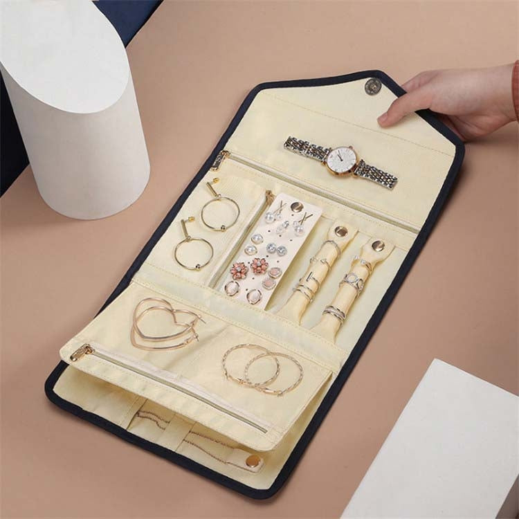 P.travel Multifunktionale Tragbare Ohrring- und Ring-Schmuck-Aufbewahrungstasche