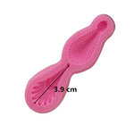 2 Stück Edelstein-Anhänger Silikonform Fondant Schokoladenform DIY Backen Kuchen Dekorieren Rand Werkzeug, Edelstein-Anhänger Form