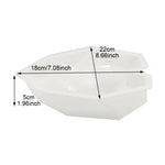 3 STK Diamant Liebe DIY Kuchen Silikonform Schwamm Backwerkzeug Chiffon Mousse Dessertform, Diamant Liebe Form