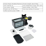 3-in-1 Elektrische Frühstücksmaschine Multifunktions Kaffeemaschine + Bratpfanne + Mini-Ofen Haushalts-Brotpizzaofen, 3-in-1 Multifunktionskaffeemaschine