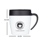 Kaffeebecher mit Henkel Edelstahl Thermosbecher Vakuumflasche Wasserflasche Business Tragbarer Thermobecher