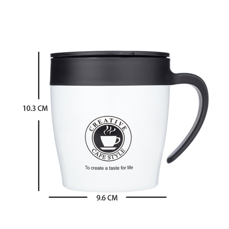 Kaffeebecher mit Henkel Edelstahl Thermosbecher Vakuumflasche Wasserflasche Business Tragbarer Thermobecher