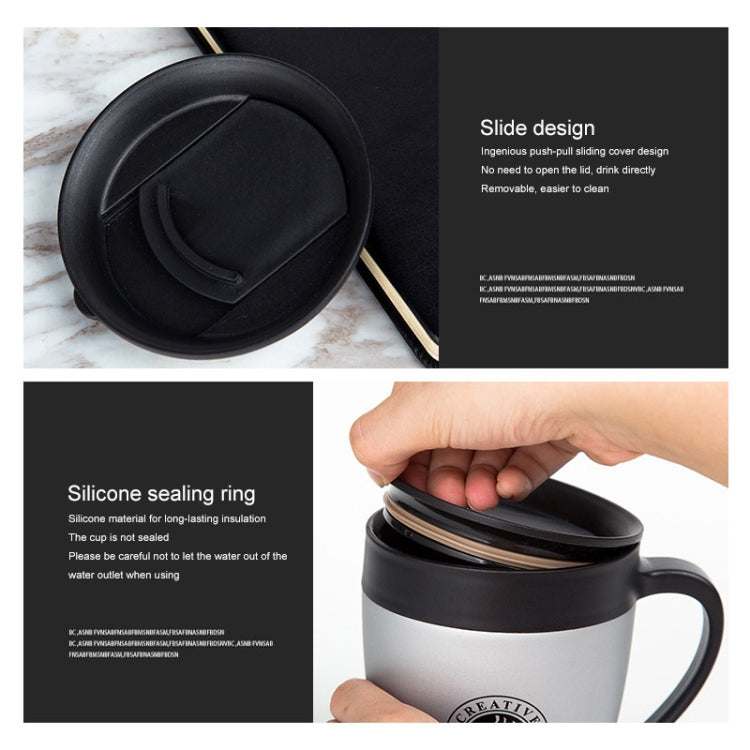 Kaffeebecher mit Henkel Edelstahl Thermosbecher Vakuumflasche Wasserflasche Business Tragbarer Thermobecher