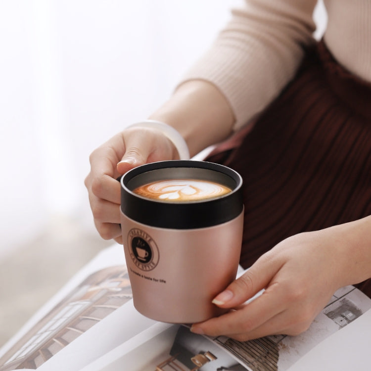 Kaffeebecher mit Henkel Edelstahl Thermosbecher Vakuumflasche Wasserflasche Business Tragbarer Thermobecher
