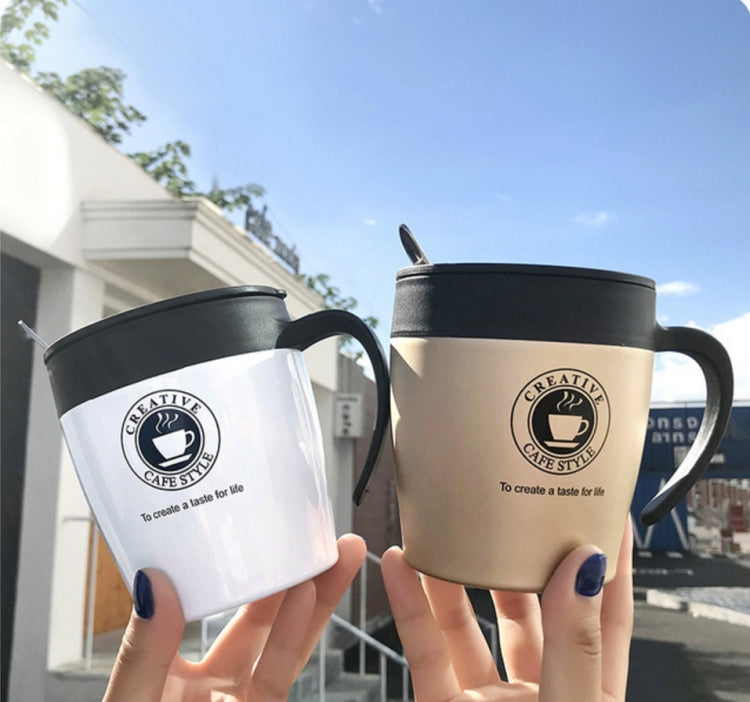 Kaffeebecher mit Henkel Edelstahl Thermosbecher Vakuumflasche Wasserflasche Business Tragbarer Thermobecher