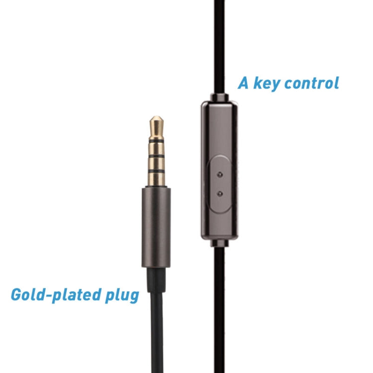 Sport-Kopfhörer 3,5mm Klinken-Ohrhörer Schweißfest Stereo Starker Bass Musik Magnet-Headset mit Mikrofon für iPhone Samsung