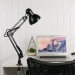 Flexible Schwenkarm-Klemmleuchte Tischlampe Büro Studio Zuhause Schreibtischlampe