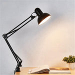 Flexible Schwenkarm-Klemmleuchte Tischlampe Büro Studio Zuhause Schreibtischlampe
