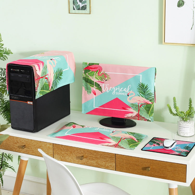 3-in-1 einfache PC-Staubschutzhülle für Desktop-Computer, 20-22 Zoll, 23-24 Zoll, 25-27 Zoll