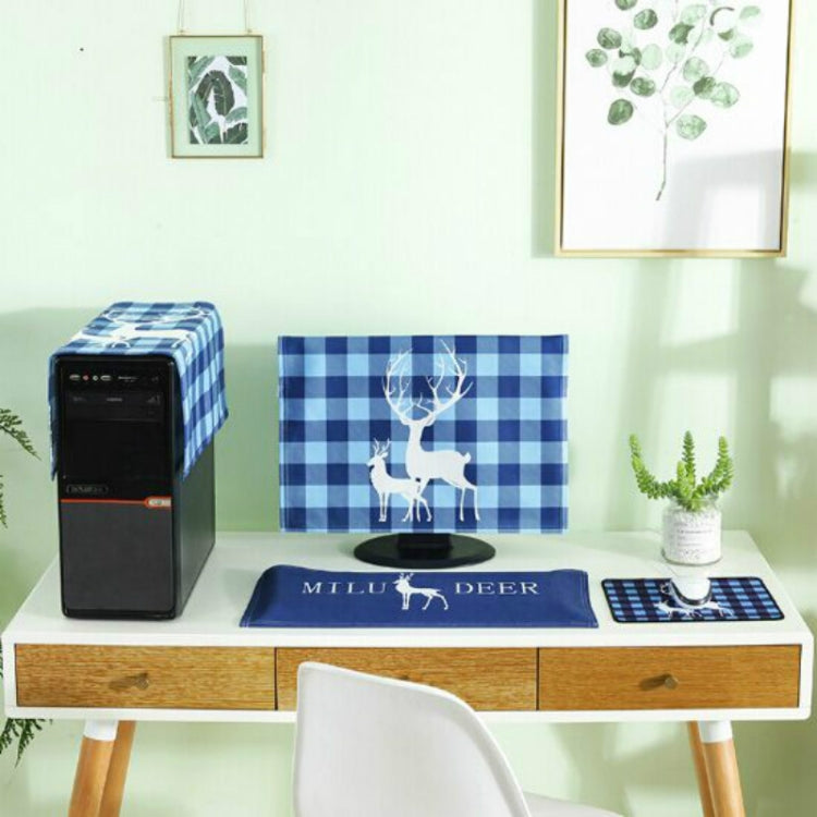 3-in-1 einfache PC-Staubschutzhülle für Desktop-Computer, 20-22 Zoll, 23-24 Zoll, 25-27 Zoll