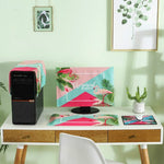 3-in-1 einfache PC-Staubschutzhülle für Desktop-Computer, 20-22 Zoll, 23-24 Zoll, 25-27 Zoll