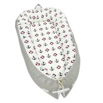 80*50cm Babybett Neugeborenen-Stillen Bionisches Bett Kinderbett Baby-Schlafhilfe Reisebett Stoßfänger