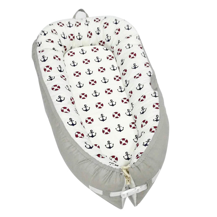 80*50cm Babybett Neugeborenen-Stillen Bionisches Bett Kinderbett Baby-Schlafhilfe Reisebett Stoßfänger