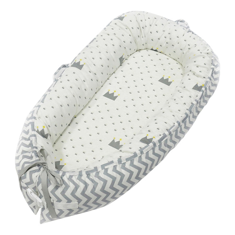 80*50cm Babybett Neugeborenen-Stillen Bionisches Bett Kinderbett Baby-Schlafhilfe Reisebett Stoßfänger