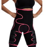 3-in-1-Hüftgürtel für Fitness und Bodybuilding, verstellbarer Einteiler, Größen S/M, L/XL
