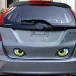 5 Pairs D 601 3D Stereo Reflective Cat Eyes Car Sticker Car Auto Side Fender Eye Stickers Adhesive Creative Rearview Mirror Decal, 12x7.5cm, Cat Eyes 12x7.5cm