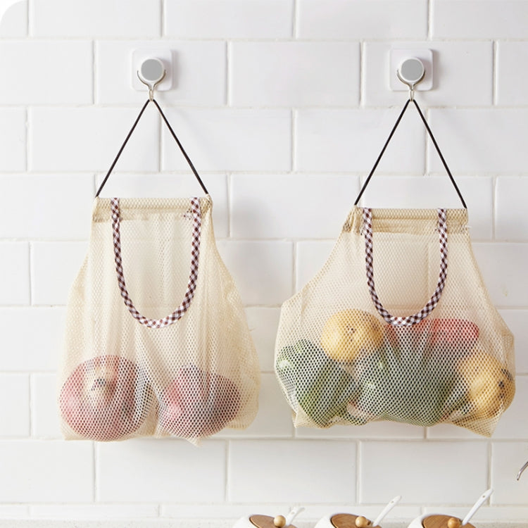 2 Stk. Kreative Küchen Gemüse Zwiebel Kartoffel Aufbewahrung Hängende Tasche Hohle Atmungsaktive Netz Tasche Küchen Knoblauch Ingwer Netz Aufbewahrungstasche, Netz Aufbewahrungstasche