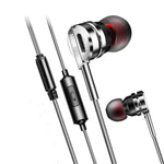 Ohrhörer Kopfhörer D05 Metall Stereo-Headset mit Mikrofon Ohrhörer Geräuschunterdrückung auriculares Ohrstöpsel für Telefon Xiaomi Musik