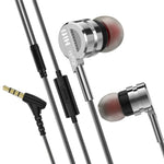 Ohrhörer Kopfhörer D05 Metall Stereo-Headset mit Mikrofon Ohrhörer Geräuschunterdrückung auriculares Ohrstöpsel für Telefon Xiaomi Musik