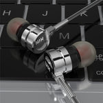 Ohrhörer Kopfhörer D05 Metall Stereo-Headset mit Mikrofon Ohrhörer Geräuschunterdrückung auriculares Ohrstöpsel für Telefon Xiaomi Musik