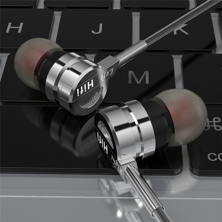 Ohrhörer Kopfhörer D05 Metall Stereo-Headset mit Mikrofon Ohrhörer Geräuschunterdrückung auriculares Ohrstöpsel für Telefon Xiaomi Musik