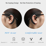 ET Bluetooth Ohrhörer Kabelloses Headset Freisprech-Ohrbügel Wasserdicht Geräuschreduzierung Ohrhörer mit Mikrofon für Android iPhone