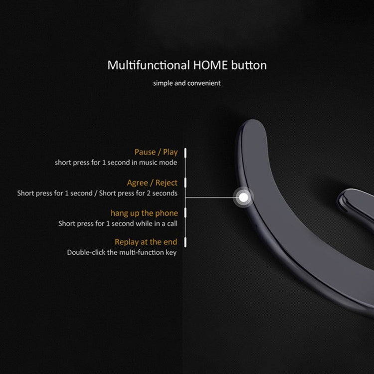 ET Bluetooth Ohrhörer Kabelloses Headset Freisprech-Ohrbügel Wasserdicht Geräuschreduzierung Ohrhörer mit Mikrofon für Android iPhone
