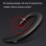 ET Bluetooth Ohrhörer Kabelloses Headset Freisprech-Ohrbügel Wasserdicht Geräuschreduzierung Ohrhörer mit Mikrofon für Android iPhone
