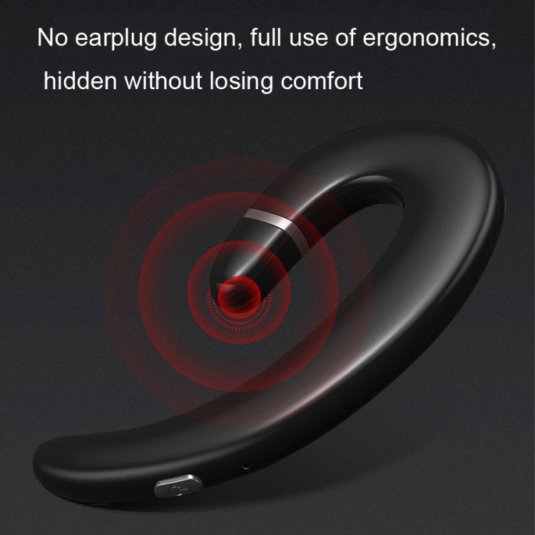 ET Bluetooth Ohrhörer Kabelloses Headset Freisprech-Ohrbügel Wasserdicht Geräuschreduzierung Ohrhörer mit Mikrofon für Android iPhone