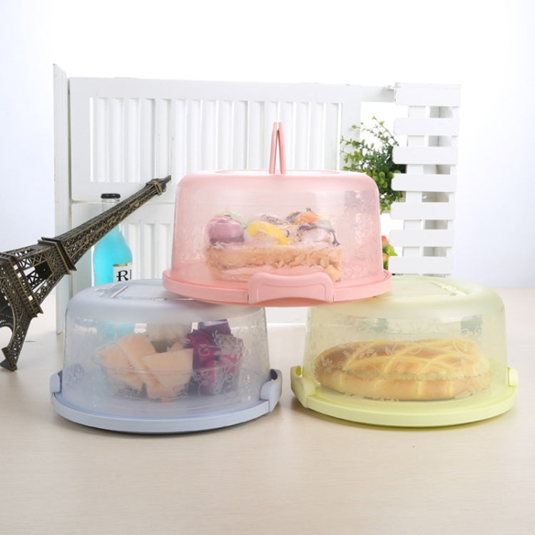 Kuchenbox mit rundem Kunststoffgriff, tragbar