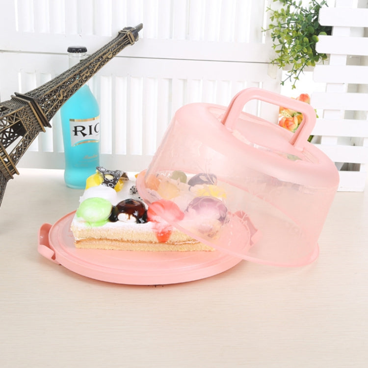 Kuchenbox mit rundem Kunststoffgriff, tragbar