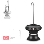 Schalen-Eimer-Wasserpumpe USB Wiederaufladbarer kabelloser elektrischer Mineralwasser-Eimer-Spender, Schwarz