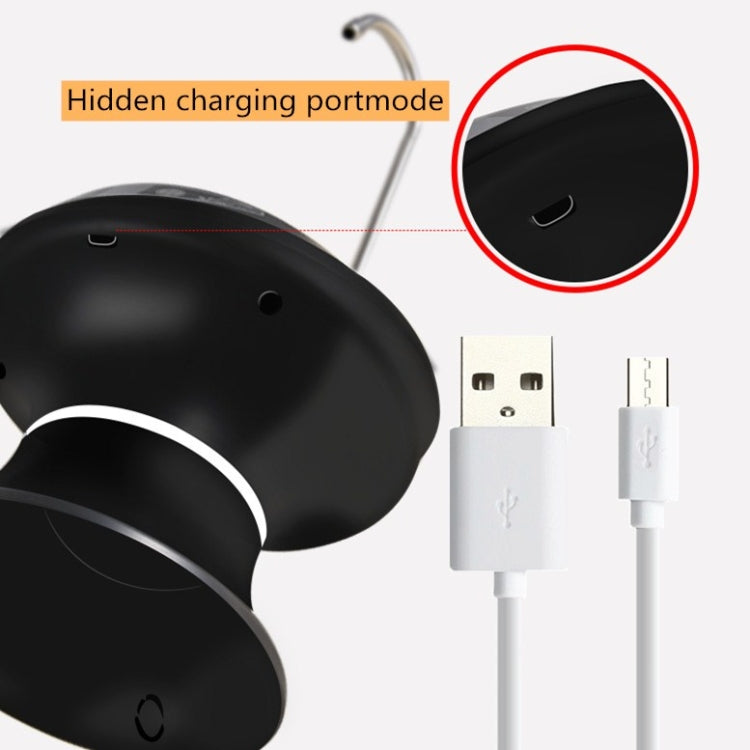 Schalen-Eimer-Wasserpumpe USB Wiederaufladbarer kabelloser elektrischer Mineralwasser-Eimer-Spender, Schwarz