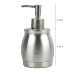 Edelstahl Lotionflasche Handseifenspender Handdesinfektionsmittel Flasche, 390ml