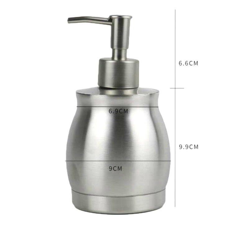Edelstahl Lotionflasche Handseifenspender Handdesinfektionsmittel Flasche, 390ml