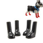 4er-Set wasserdichte, rutschfeste Hunde-Regenstiefel, Größen: S, M, L
