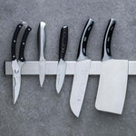 Edelstahl Messerhalter Küchenablage Magnethalter Messerleiste, 30cm Rotes Zahnfleisch, 30cm Nagelfreier Kleber, 40cm Rotes Zahnfleisch, 40cm Nagelfreier Kleber, 50cm Rotes Zahnfleisch, 50cm Nagelfreier Kleber