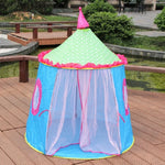 Kinder Spielhaus Jurte Faltbares Spielzelt, 120x110x110cm Blau, 120x110x110cm Rosa