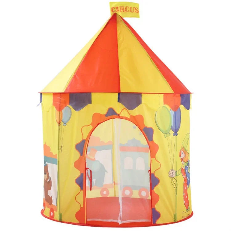 Kinder Spielhaus Jurte Faltzelt, 100x100x135cm Zirkus