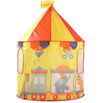 Kinder Spielhaus Jurte Faltzelt, 100x100x135cm Zirkus