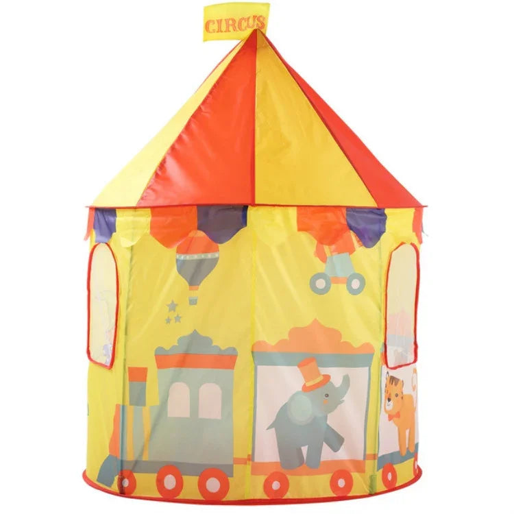 Kinder Spielhaus Jurte Faltzelt, 100x100x135cm Zirkus