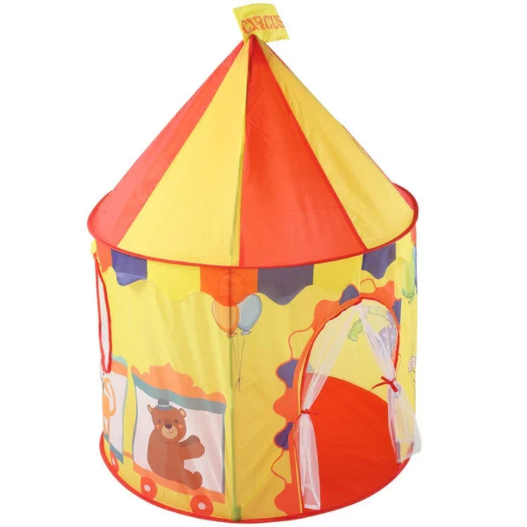 Kinder Spielhaus Jurte Faltzelt, 100x100x135cm Zirkus