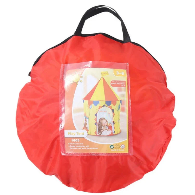 Kinder Spielhaus Jurte Faltzelt, 100x100x135cm Zirkus