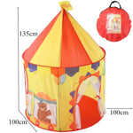Kinder Spielhaus Jurte Faltzelt, 100x100x135cm Zirkus