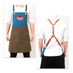 Herren Damen Overalls Jeansschürze