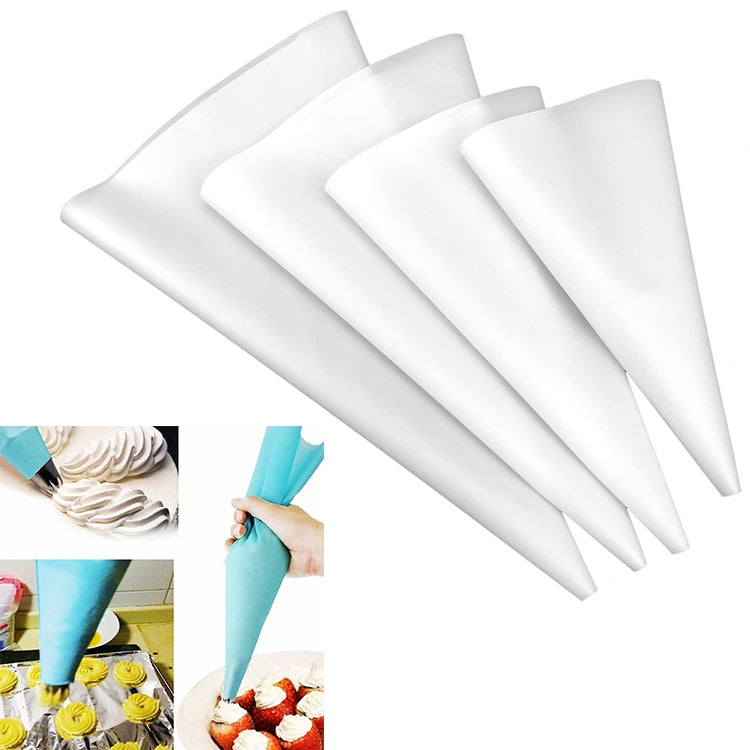 4 Stück Silikon Spritzbeutel Gebäckbeutel Düsen DIY Kuchen Dekorationswerkzeuge, Spritzbeutel(Blau), Spritzbeutel(Weiß), Spritzbeutel(Rosa), Spritzbeutel(Grün)