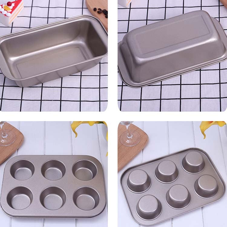 5 in 1 Kuchenform Pizza Backform Haus Gebäck Keks Brot Backwerkzeug Set, 5 in 1