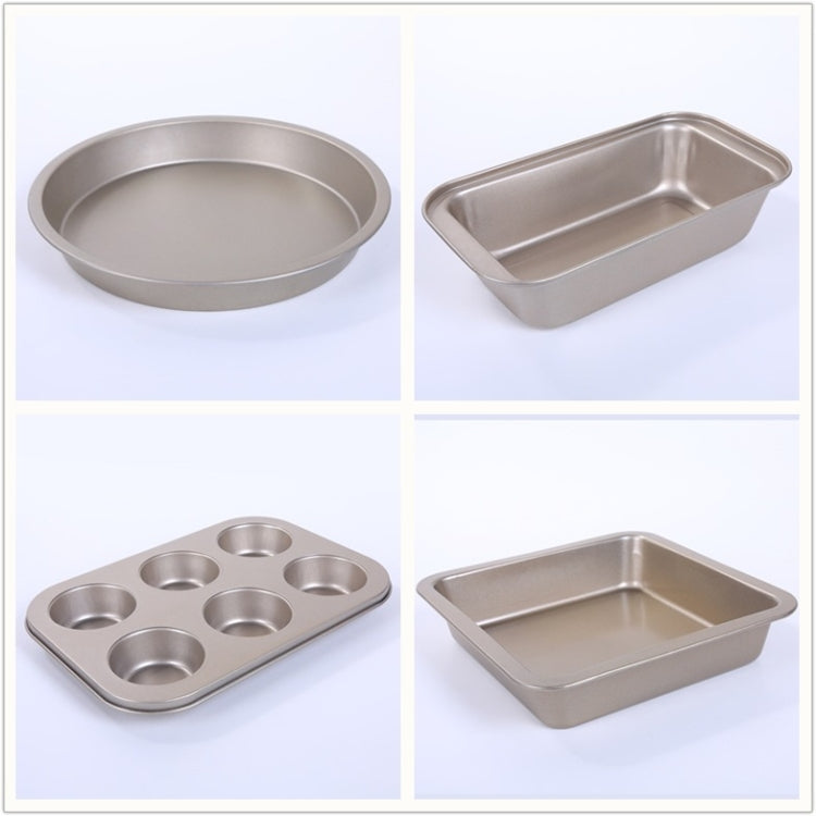 5 in 1 Kuchenform Pizza Backform Haus Gebäck Keks Brot Backwerkzeug Set, 5 in 1